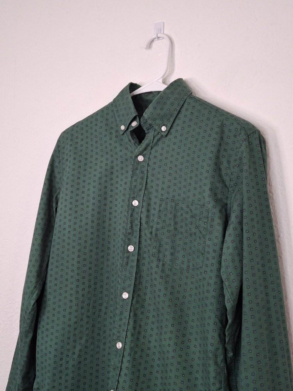 J Crew Mens Floral Shirt Button Down Sz S 100% Cotton Preppy Casual Normcore - Picture 4 of 15